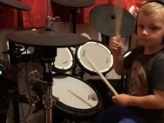 little, kid, boy, drum, drumsticks, music, rock, metal, performance, amazing, talented, drumming, impressive, inbelievable,