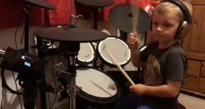 little, kid, boy, drum, drumsticks, music, rock, metal, performance, amazing, talented, drumming, impressive, inbelievable,