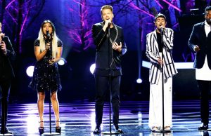 Pentatonix, cover, Beegees, voice, beatbox, amazing, grammy, memory,