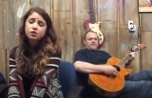 cover, Jolene, song, guitar, father, daughter, Alexandra kay, talent,