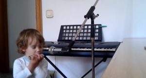 Kid, Talent, Mic, Harmonica, Adorable, Cute,