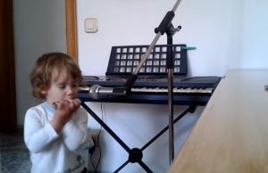 Kid, Talent, Mic, Harmonica, Adorable, Cute,