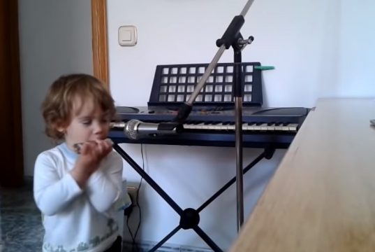 Kid, Talent, Mic, Harmonica, Adorable, Cute,