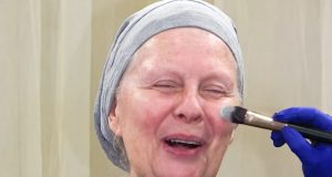 makeup, artist, transformation, makeover, women, eldery, mature, makeup application, amazing,