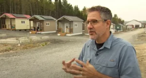affordable housing, homelessness, tiny homes, philanthropy, compassion, social impact, community, Fredericton, New Brunswick, Marcel Lebrun, 12Neighbours, affordable living