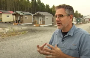 affordable housing, homelessness, tiny homes, philanthropy, compassion, social impact, community, Fredericton, New Brunswick, Marcel Lebrun, 12Neighbours, affordable living