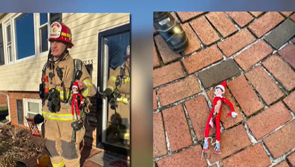 Roanoke County Firefighters, Holiday Fire Safety Tips, Elf on the Shelf Safety, Residential Fire Prevention, Firefighters Holiday Rescue, Home Fire Hazards During Holidays, Fire Safety Awareness, Holiday Decoration Safety, Emergency Response Stories, Christmas Safety Tips.