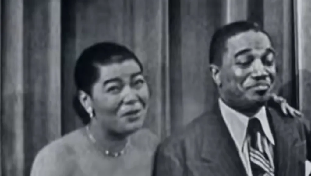 Pearl Bailey, Hot Lips Page performance, The Hucklebuck Ed Sullivan Show, Soulful rhythms iconic performance, Musical magic Pearl Bailey, Hot Lips Page trumpet performance, The Hucklebuck historical significance, Jazz legends Ed Sullivan, 1949 entertainment history, Memorable TV performances, Cultural impact of The Hucklebuck