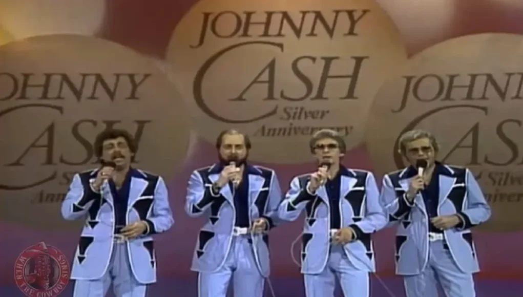 johnny cash silver anniversary special, the statler brothers we got paid by cash, johnny cash and the statler brothers, johnny cash tribute song, country music legends, 1980s country music, heartwarming music tribute, behind the scenes johnny cash, statler brothers greatest hits, classic country music