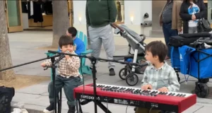 3-year-old Elvis impersonator, young Elvis Presley tribute, Nicholas and Leo Elvis performance, Elvis Presley reincarnation story, children singing Elvis songs, Can't Help Falling In Love cover by kids, young Elvis sensation, siblings perform Elvis, heartwarming Elvis tribute, talented kids singing Elvis