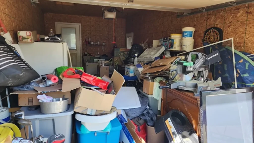 garage, clean out, declutter, organization, recycle, donate, junk removal, storage, home improvement, DIY

