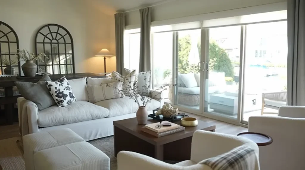living room, stylish, decor, design, rustic, organic, neutral, furniture, accents, inspiration