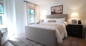 guest room, small space, decorating, organization, lighting, bedding, linens, hospitality, welcome basket, storage