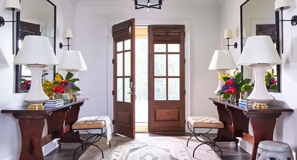 entryway, hallway ideas, home decor, styling tips, organization, lighting, mirrors, flooring, vignettes, space solutions