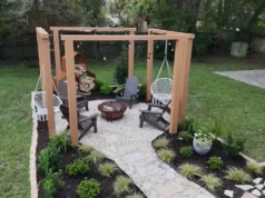backyard, transformation, DIY, drought-tolerant, landscaping, outdoor living, pergola, garden, Southern California, home improvement