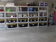 garage, organization, storage, declutter, zoning, DIY, home improvement, garage makeover, container store, garage ideas