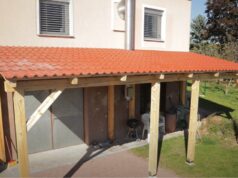 DIY awning, wood frame, outdoor project, step-by-step, woodworking, construction, home improvement, roofing, metal roofing, awning design
