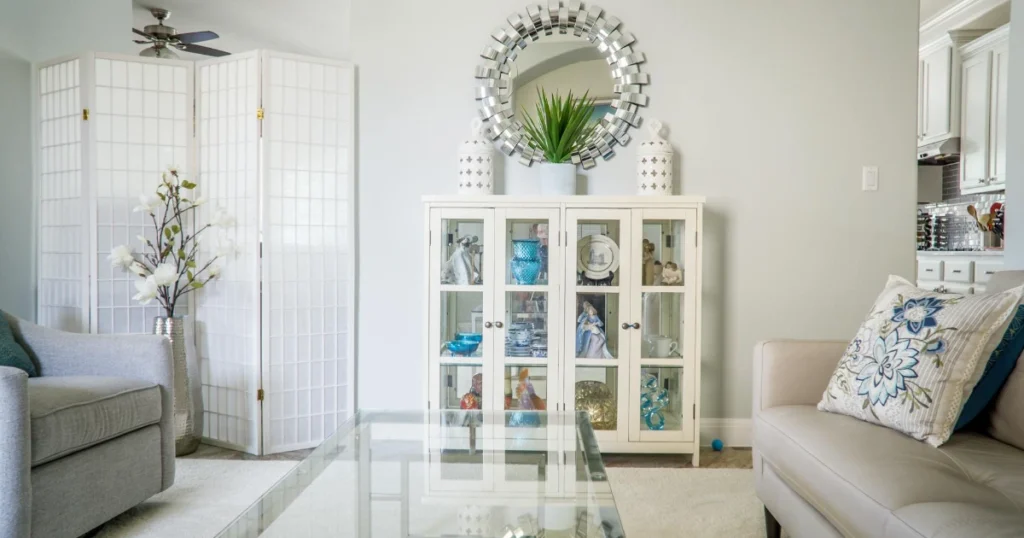 decor, apartment, budget, renter-friendly, curtains, mirrors, lighting, washi tape, cabinets, bathroom