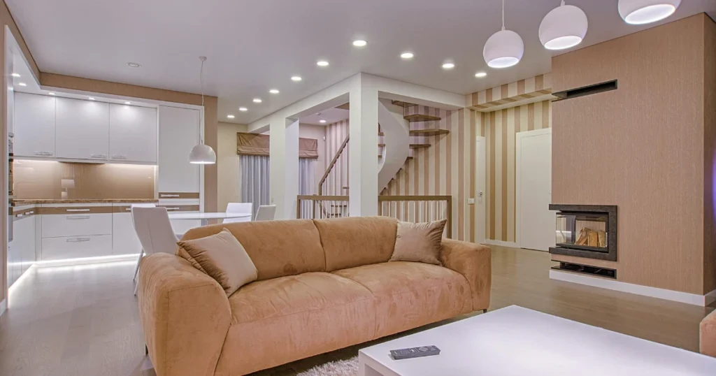 DIY home decor, budget projects, home improvement, interior design, painting, lighting, plants, refinishing, accent walls, furniture
