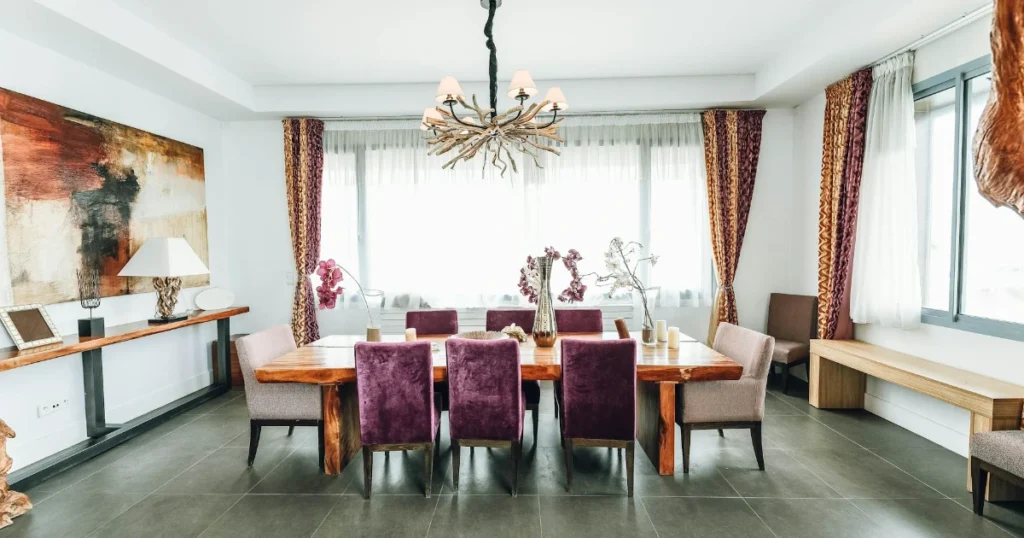dining room, design, home decor, table, lighting, centerpiece, interior design, decor tips, furniture, style